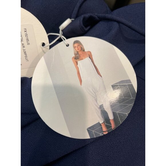 Finders Keepers Crystal Air‎ Jumpsuit Navy Blue Slouchy Size Small NWT NEW $165 - Picture 6 of 15